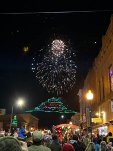 Stay In Salida Blog - Fireworks over Christmas Mountain S Mountain in Salida, Colorado