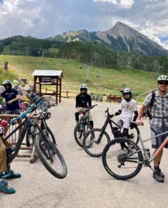 Stay In Salida Blog - group of mountain bikers in Crested Butte ready for some fun