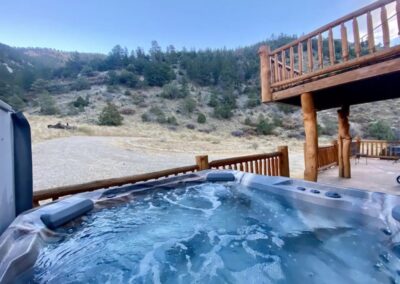 stayinsalida vacation rentals - Poncha Creek Mountain Lodge - hottub view