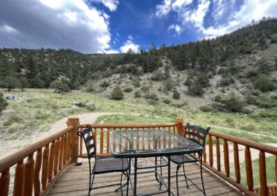 stayinsalida vacation rentals - Poncha Creek Mountain Lodge - mountain view from one of the patios