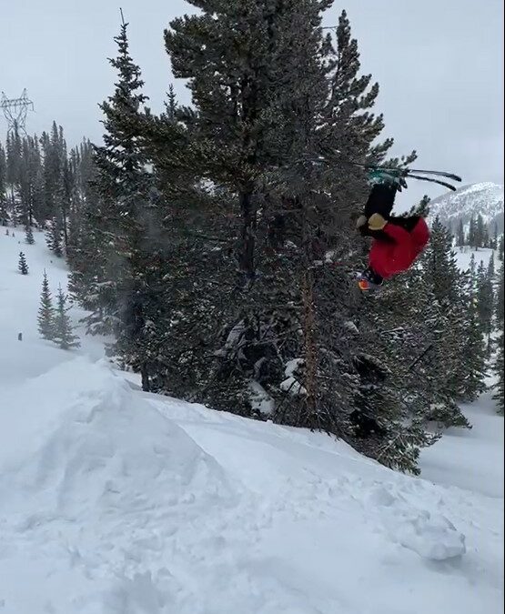 Back flip on Skis – Big Thanks to the Recent Storms at Monarch!